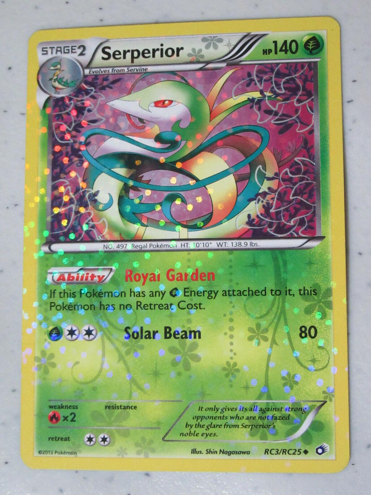 Legendary Treasures Serperior Pokémon card